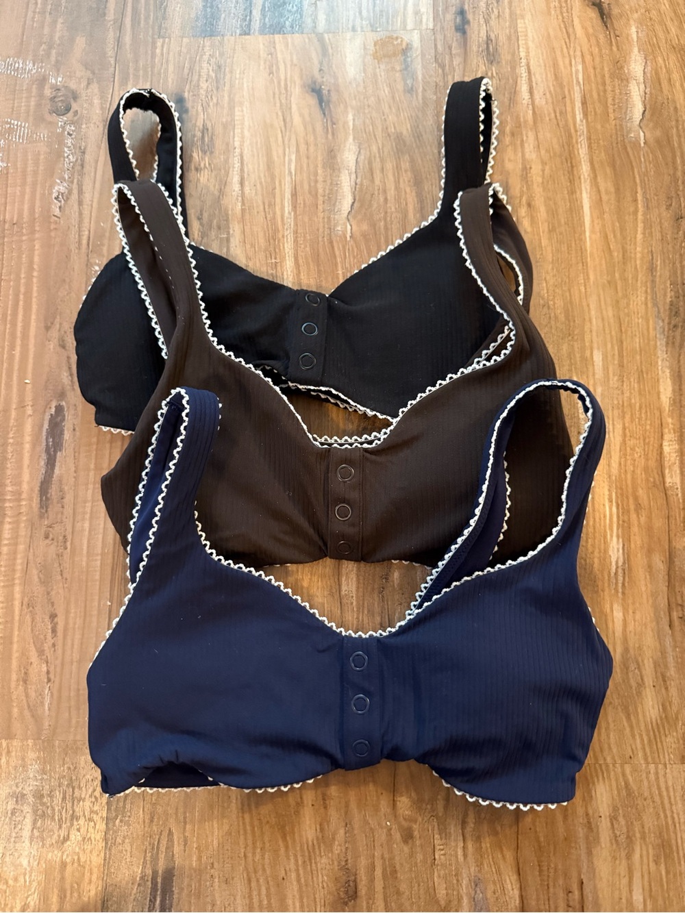 Aerie Bundle of 3 Ribbed Scoop Bralette